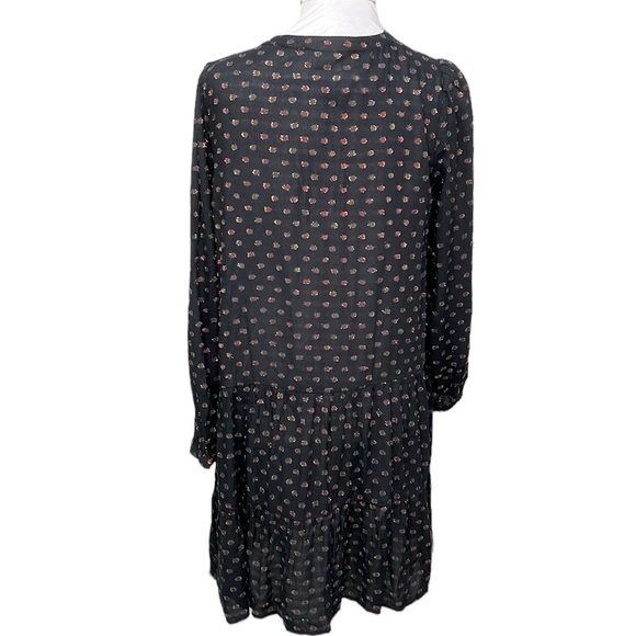 Loft Shimmer Dot Tiered Swing Dress - Picture 4 of 6